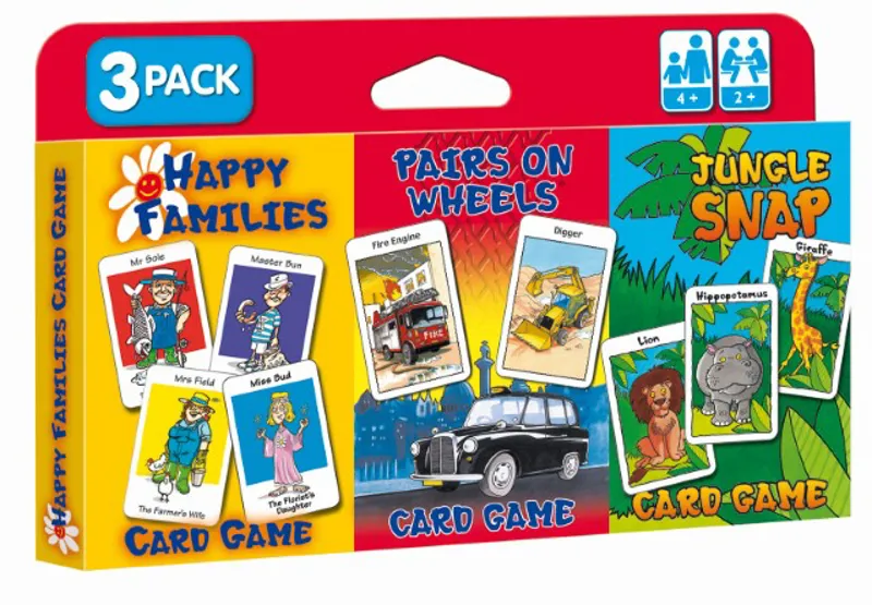 Childrens Card Games - Tripack